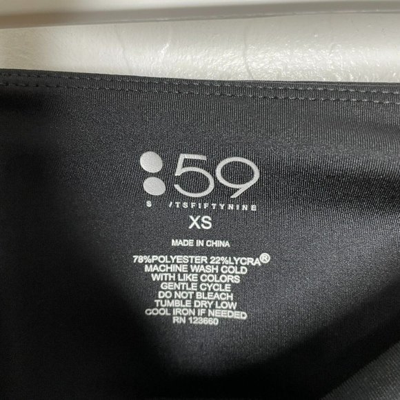 Splits59 Black Leggings with Blue and Red Accents - Picture 4 of 7